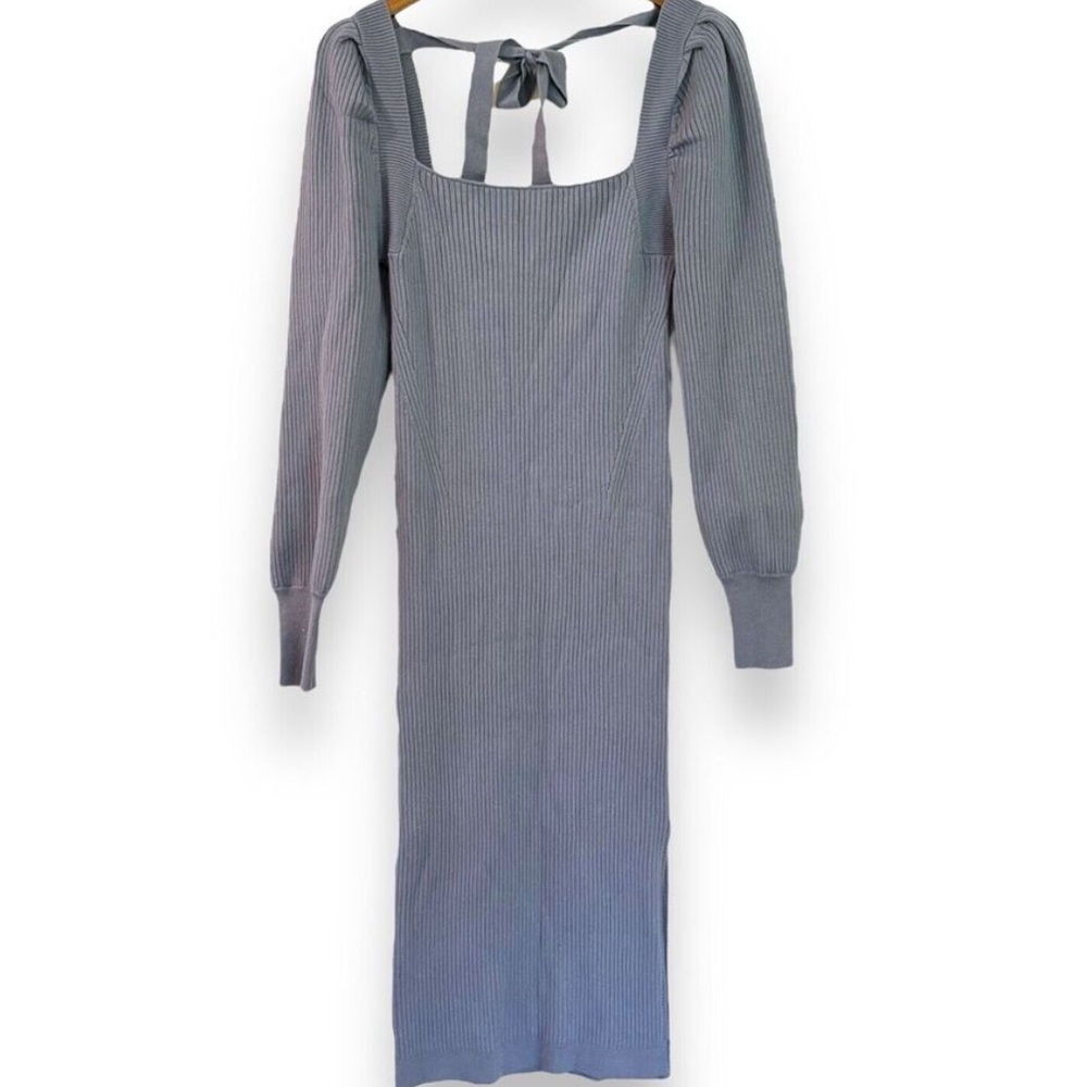House of Harlow 1960 Knit Ribbed Midi dress NWT
